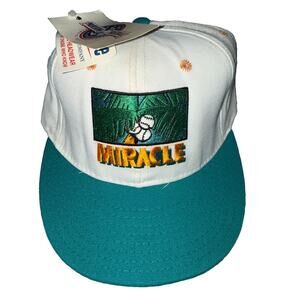 Vintage 90s Fort Myers Miracle MILB Pro Line Fitted Hat Cap Deadstock 7 1/8 NWT